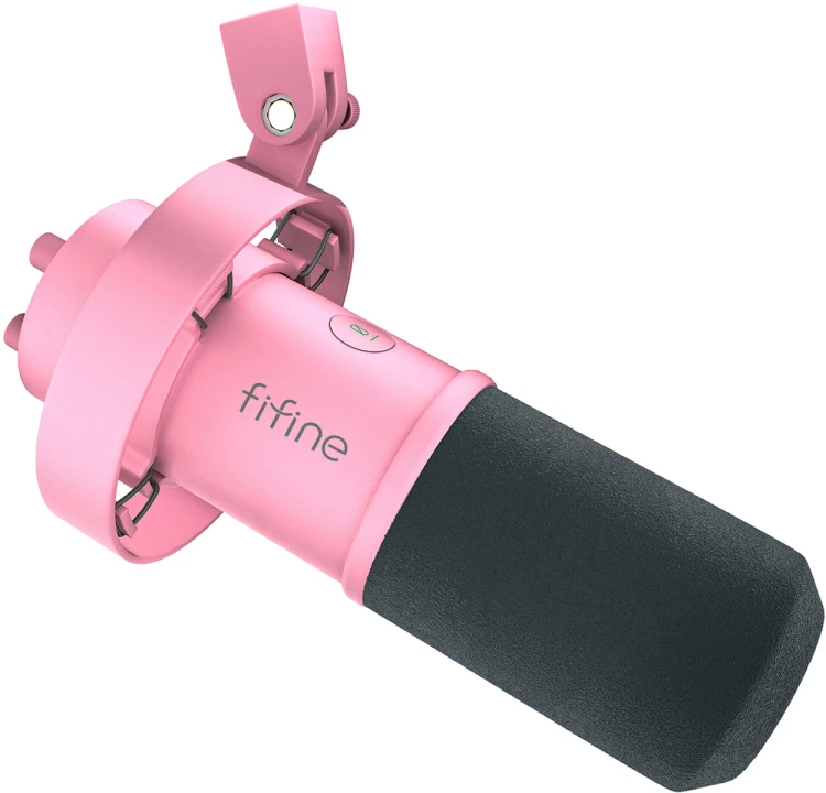 Mikrofon dynamiczny Fifine K688P (różowy)