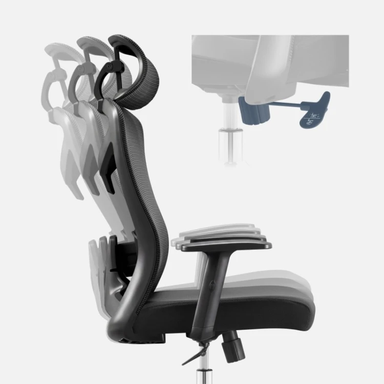 Ergonomiczny fotel biurowy Manager 2.6 Black