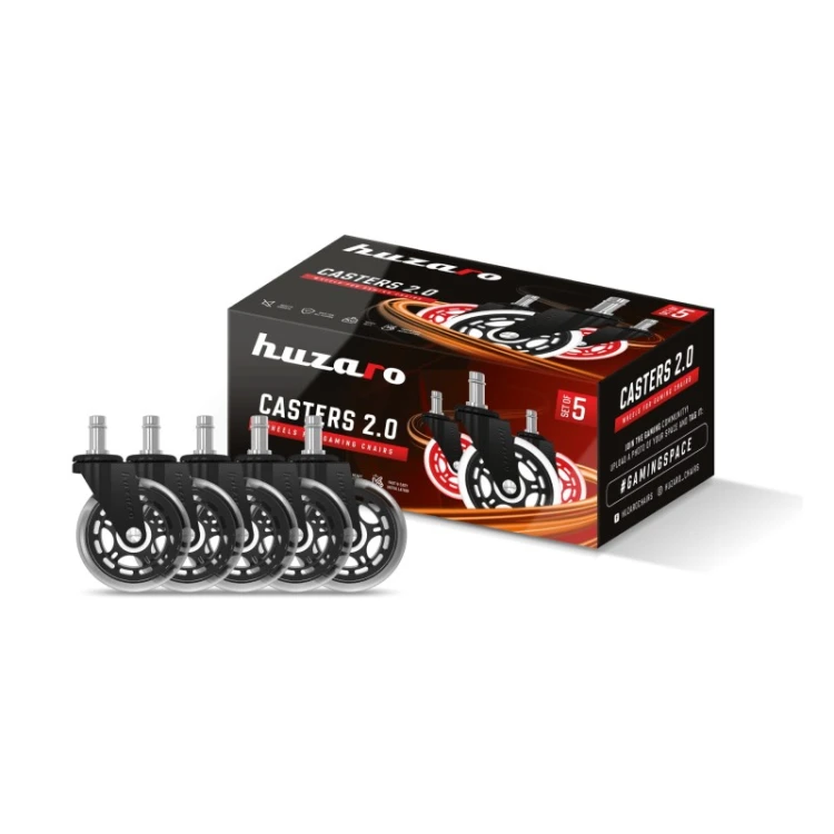 Kółka do fotela Casters 2.0 Black