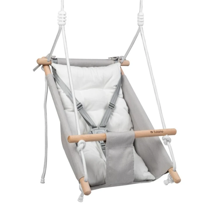 Huśtawka/leżaczek Hop 40 Grey-White