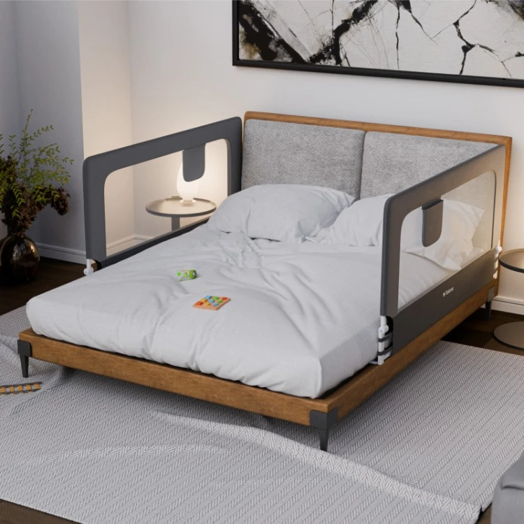 Barierka ochronna na łóżko Cover 25 Grey 150 cm