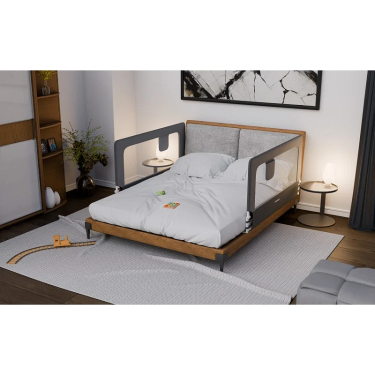 Barierka ochronna na łóżko Cover 25 Grey 150 cm
