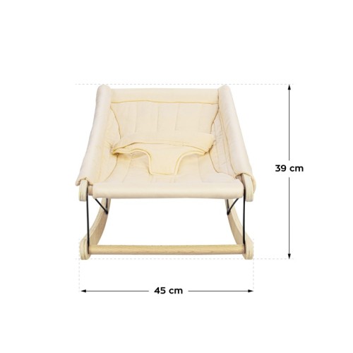 Bujaczek leżaczek Moon 45 Beige