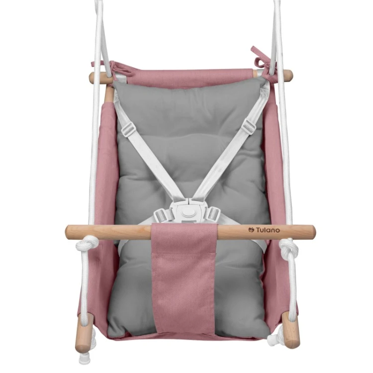 Huśtawka/leżaczek Hop 40 Pink-Grey