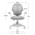 Fotel obrotowy dla dziecka Junior 4.5 Grey