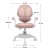 Fotel obrotowy dla dziecka Junior 4.5 Pink
