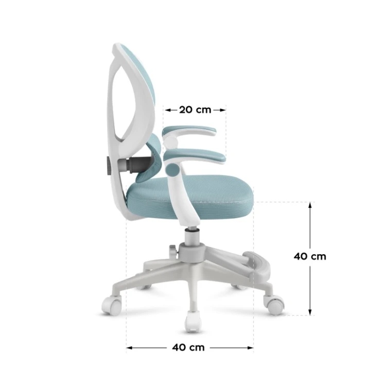 Fotel obrotowy dla dziecka Junior 4.5 Mint