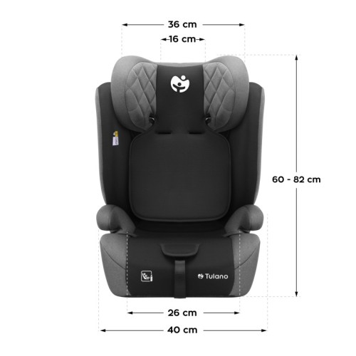 Fotelik samochodowy Zooma 25 Grey-Black