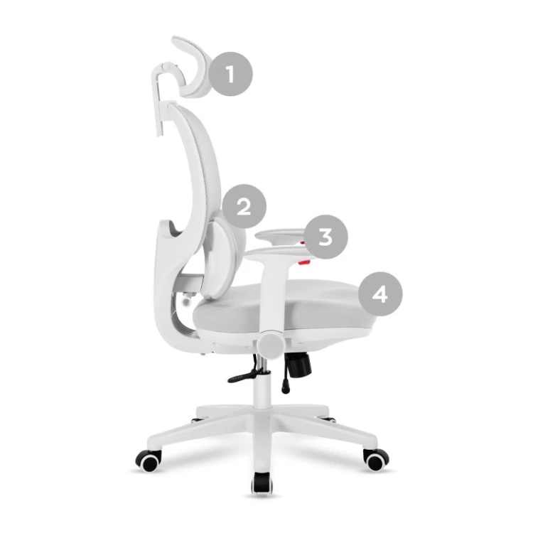 Fotel obrotowy dla dziecka Junior 6.3 Grey