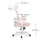 Fotel obrotowy dla dziecka Junior 6.3 Pink