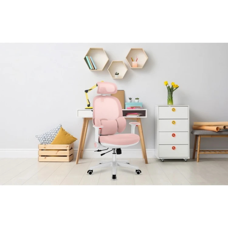 Fotel obrotowy dla dziecka Junior 6.3 Pink