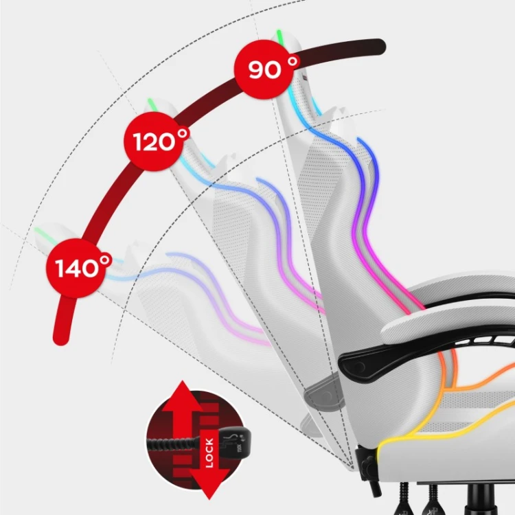 Fotel gamingowy Force 4.7 RGB White