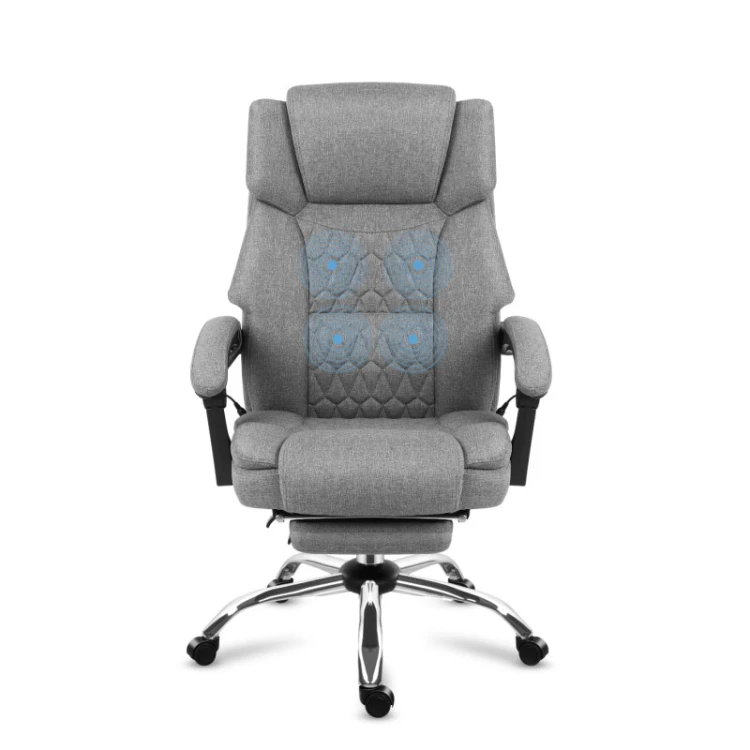 Fotel biurowy z masażem Boss 6.0 Grey