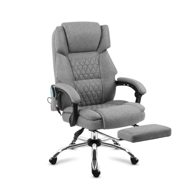 Fotel biurowy z masażem Boss 6.0 Grey
