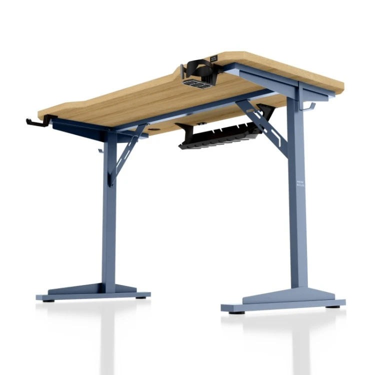 Biurko komputerowe z półką Leader 5.1 Oak 115 cm