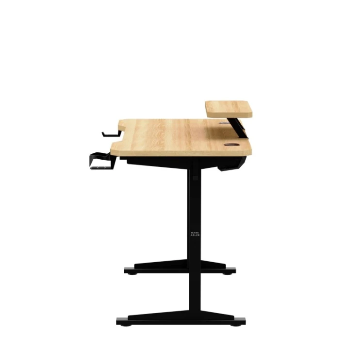 Biurko komputerowe z półką Leader 5.1 Oak 115 cm