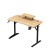 Biurko komputerowe z półką Leader 5.1 Oak 115 cm
