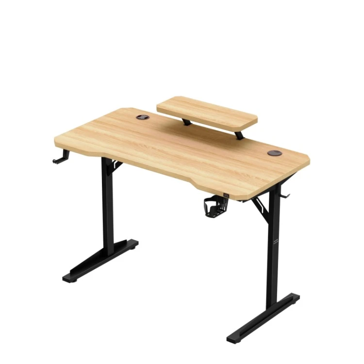 Biurko komputerowe z półką Leader 5.1 Oak 115 cm