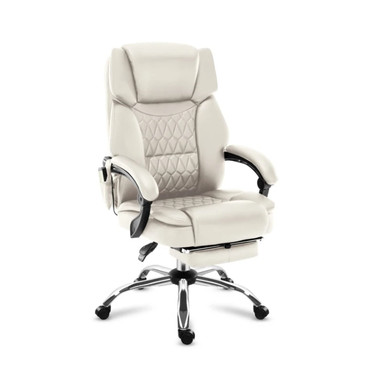 Fotel biurowy z masażem Boss 6.0 Beige
