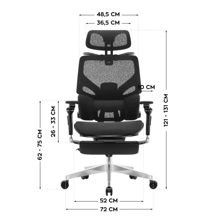 Fotel ergonomiczny Expert 9.6 Black