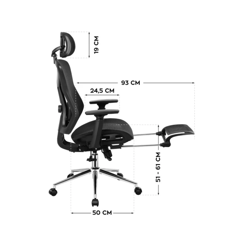 Fotel ergonomiczny Expert 5.7 Black