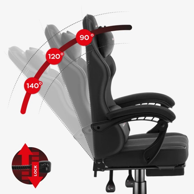 Fotel gamingowy Force 3.7 Carbon Black