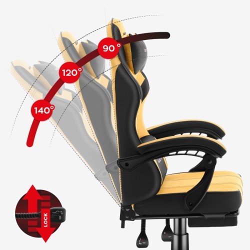 Fotel gamingowy Force 3.7 Yellow