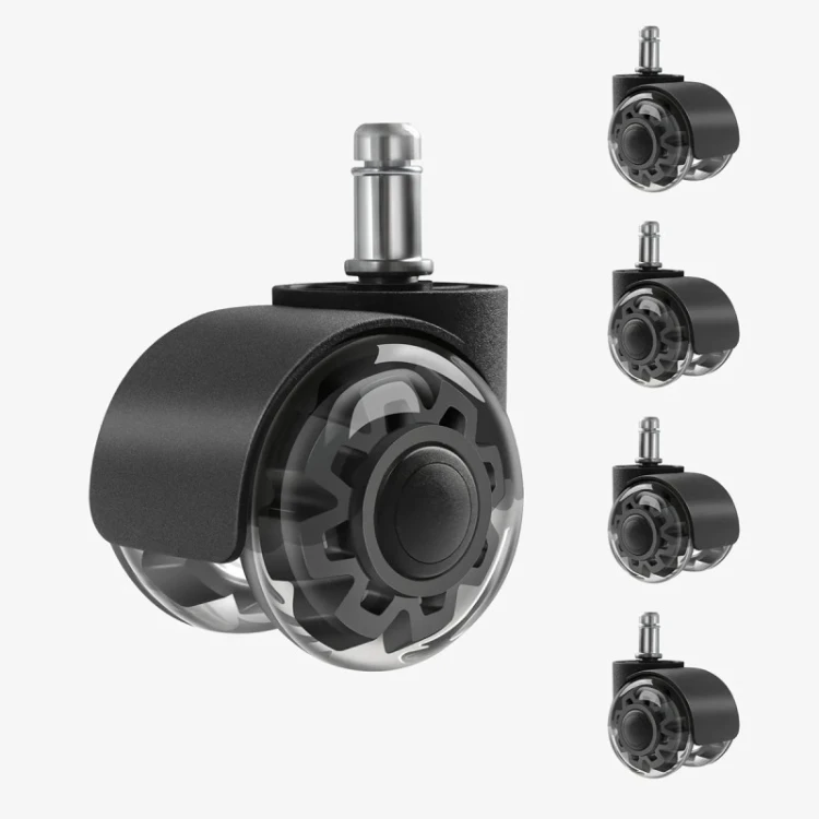 Kółka do fotela Wheels 3.0 Black