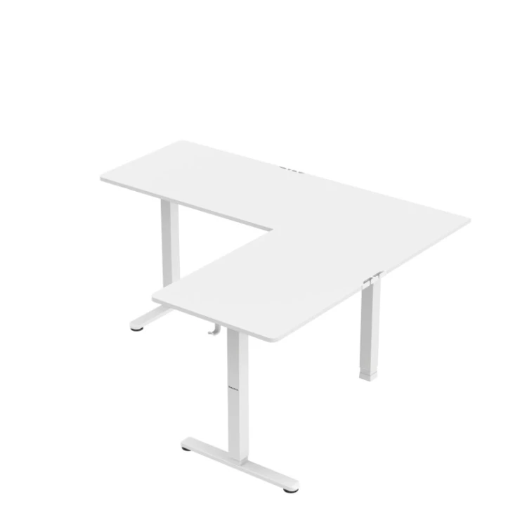 Biurko gamingowe narożne elektryczne Hero 9.5 White 160 cm
