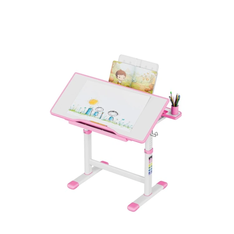 Biurko dziecięce regulowane Study 3.0 Pink 66 cm