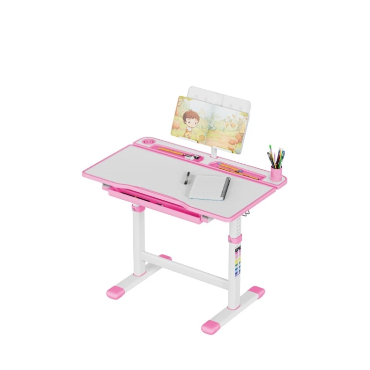 Biurko dziecięce regulowane Study 3.0 Pink 66 cm