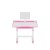 Biurko dziecięce regulowane Study 3.0 Pink 66 cm