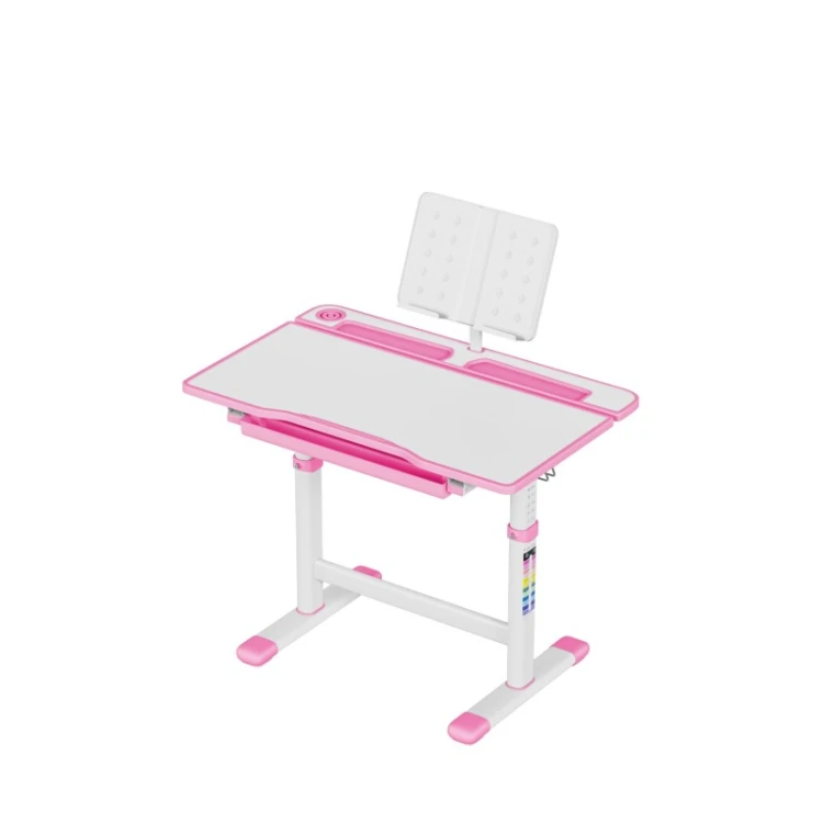 Biurko dziecięce regulowane Study 3.0 Pink 66 cm