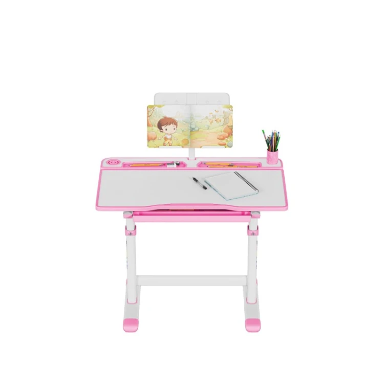 Biurko dziecięce regulowane Study 3.0 Pink 66 cm