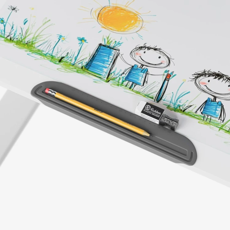 Biurko dziecięce regulowane Study 3.7 Grey 90 cm