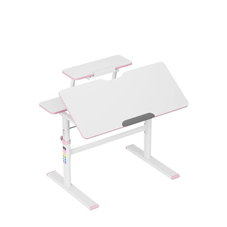 Biurko dziecięce regulowane Study 3.7 Pink 90 cm