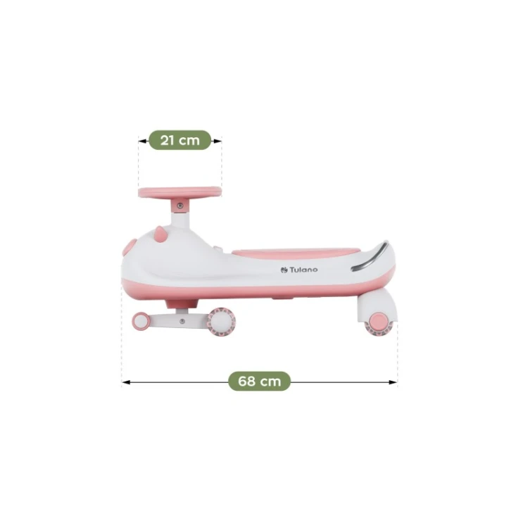 Jeździk dla dzieci grawitacyjny Focus 45 Pink