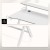 Biurko gamingowe Hero 1.9 White 120 cm