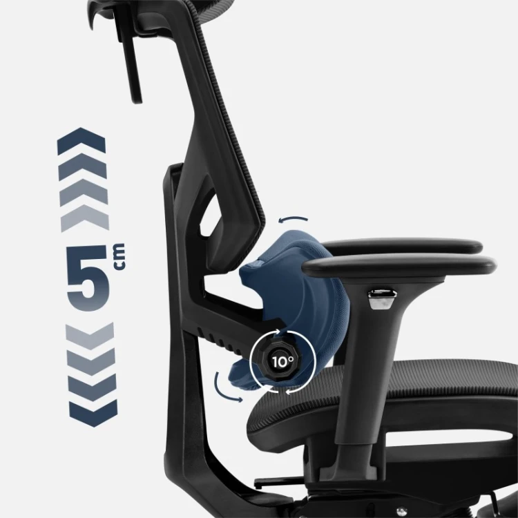 Fotel ergonomiczny Expert 8.7 Black Mesh