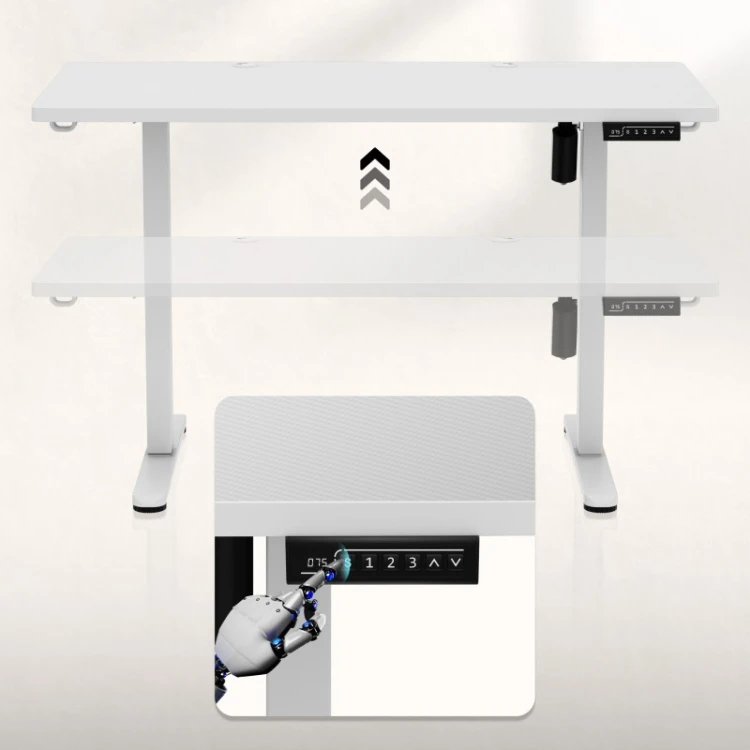 Biurko gamingowe elektryczne Hero 8.1 White