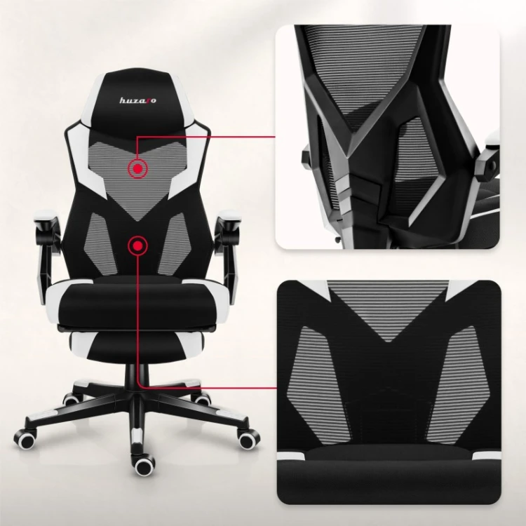 Fotel gamingowy Combat 3.1 White