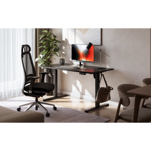 Biurko elektryczne Leader 7.3 Black 140 cm