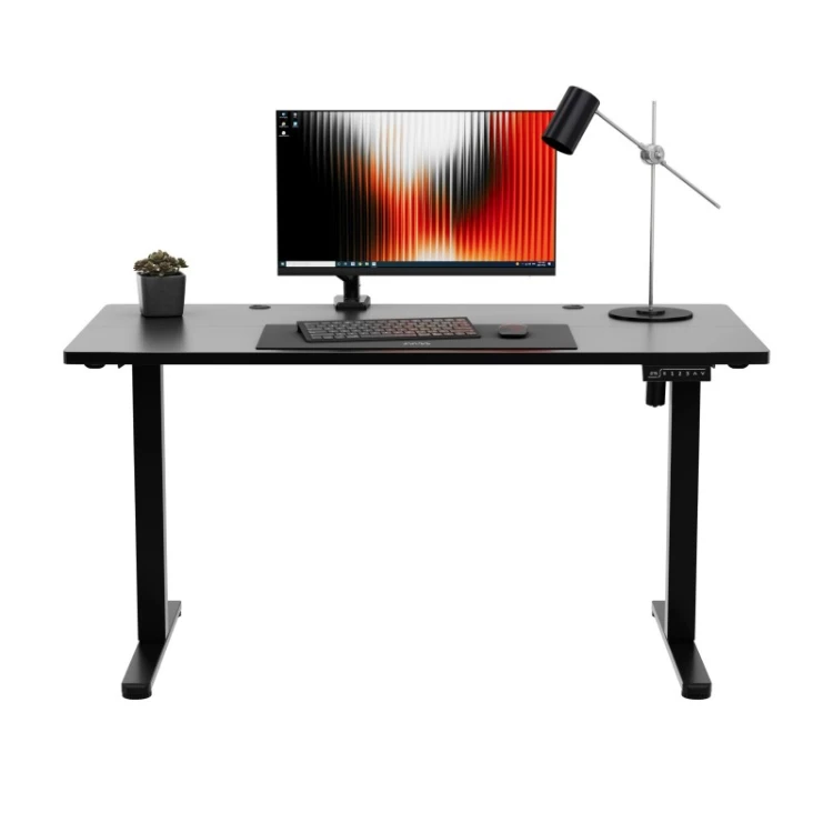 Biurko elektryczne Leader 7.3 Black 140 cm