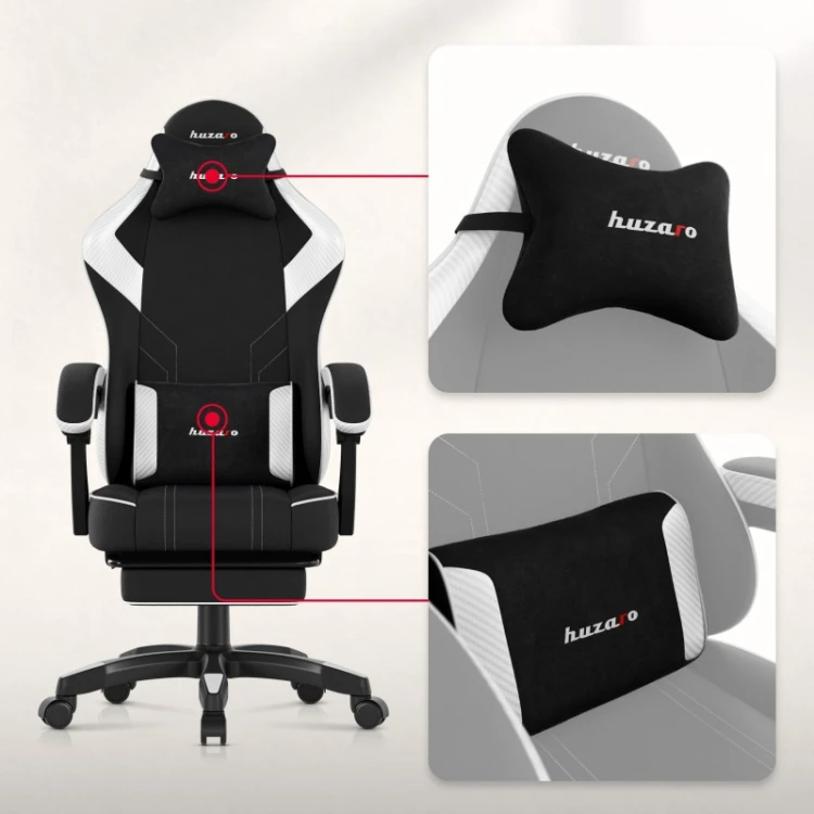 Fotel gamingowy Force 3.7 White Carbon