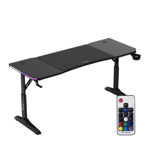 Biurko gamingowe Hero 4.6 RGB Black 160 cm