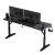 Biurko gamingowe Hero 4.6 RGB Black 160 cm