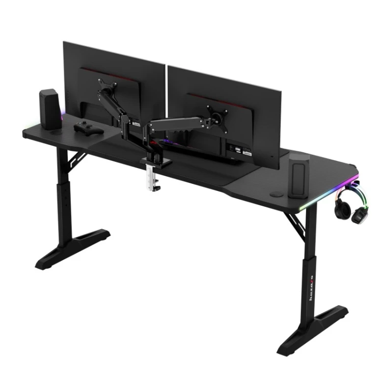Biurko gamingowe Hero 4.6 RGB Black 160 cm