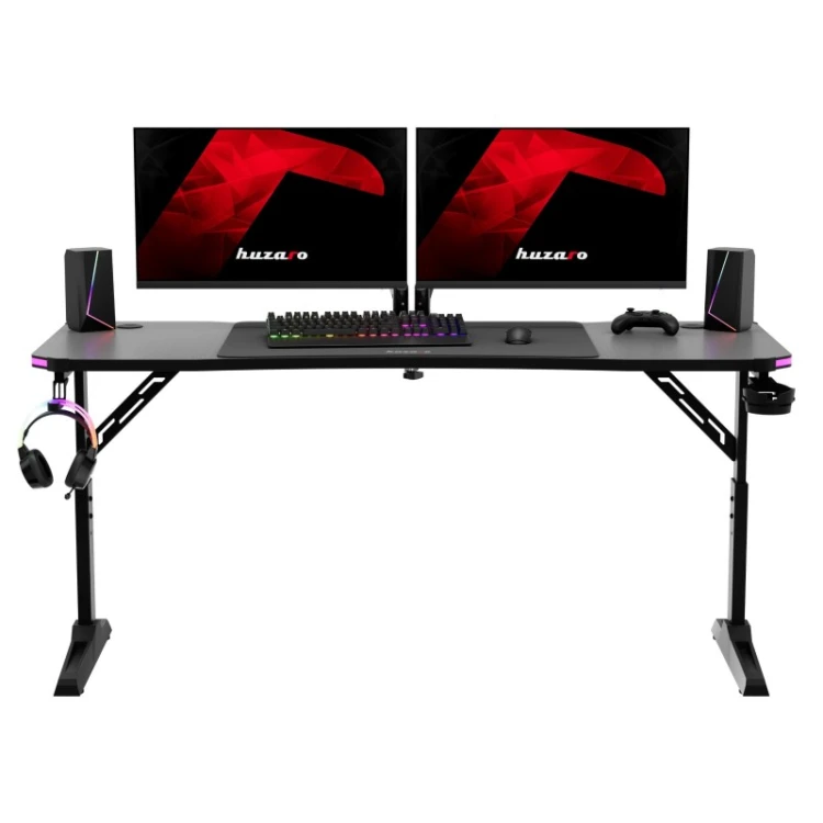 Biurko gamingowe Hero 4.6 RGB Black 160 cm