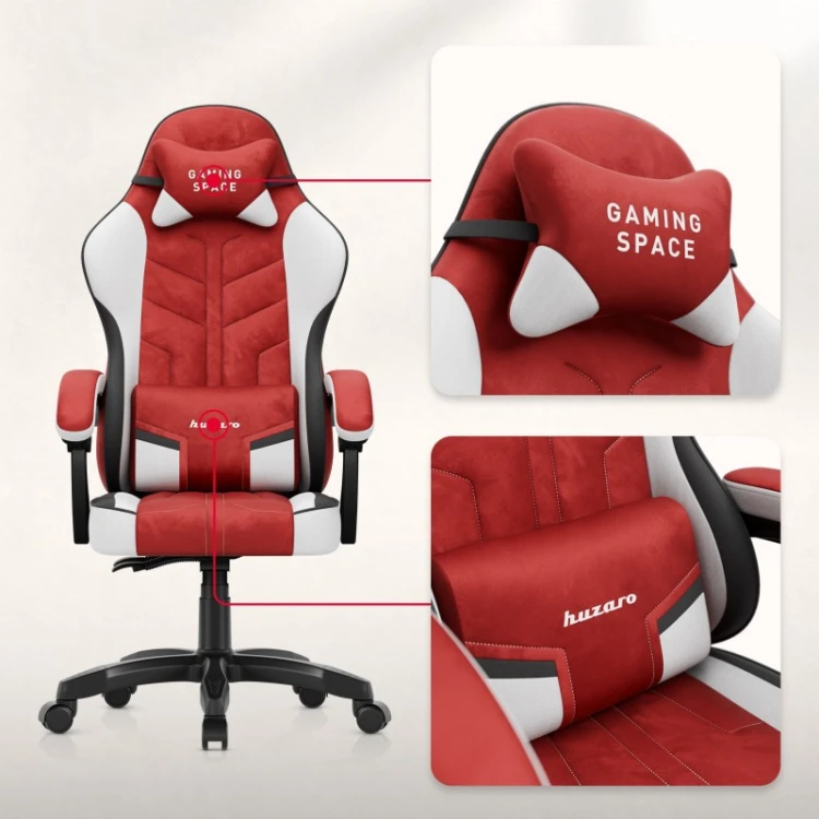 Fotel gamingowy welurowy Force 2.7 Red