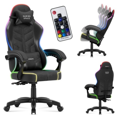 Fotel gamingowy welurowy Force 2.7 RGB Black